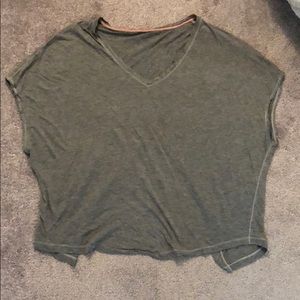 Lululemon, open back t, size 6